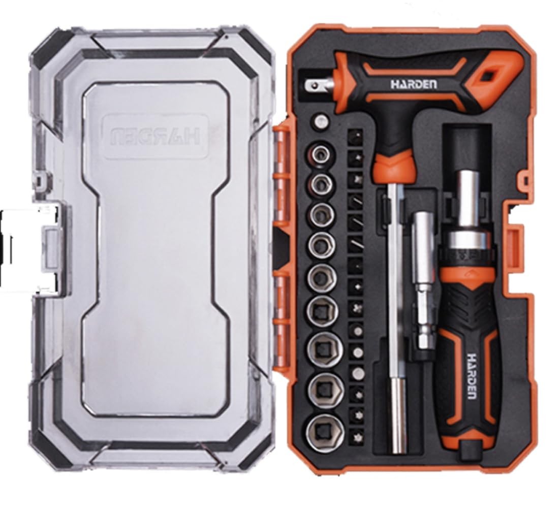 28 Piece Ratchet Screwdriver Set Ratchet Screwdriver T Type Screwdriver Magnetic