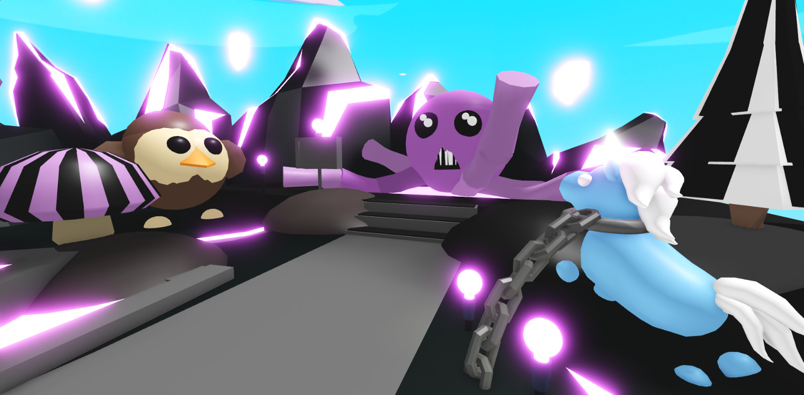 Glitch Build Home🏠 Shadow vs Frost 🐉adopt house from me