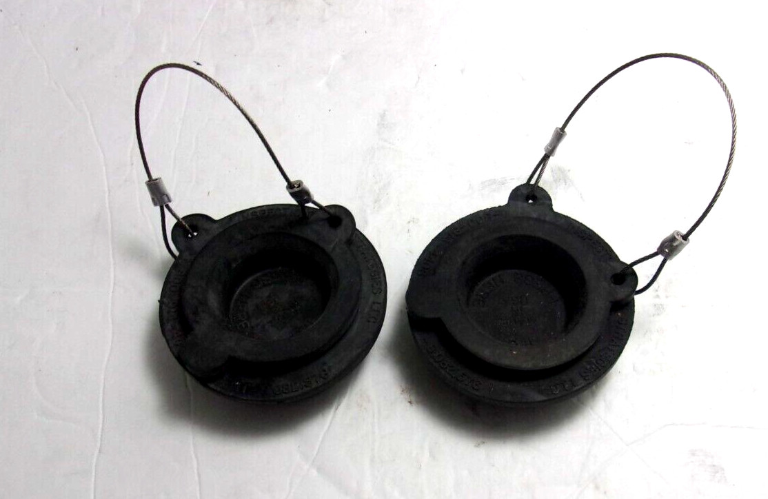 Inspection Port  Plug Strategies Blac  Rubber 2.5", New, 02 Pcs