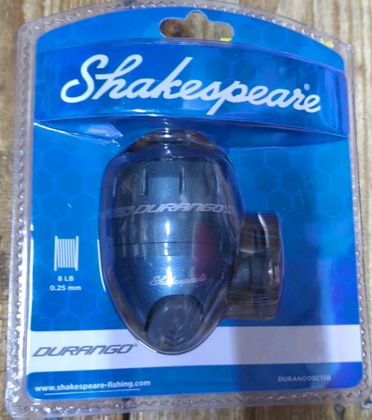Shakespeare Durango  Fishing Reel 3.7:1 Gear Ratio 8LB Line Blue New In Package