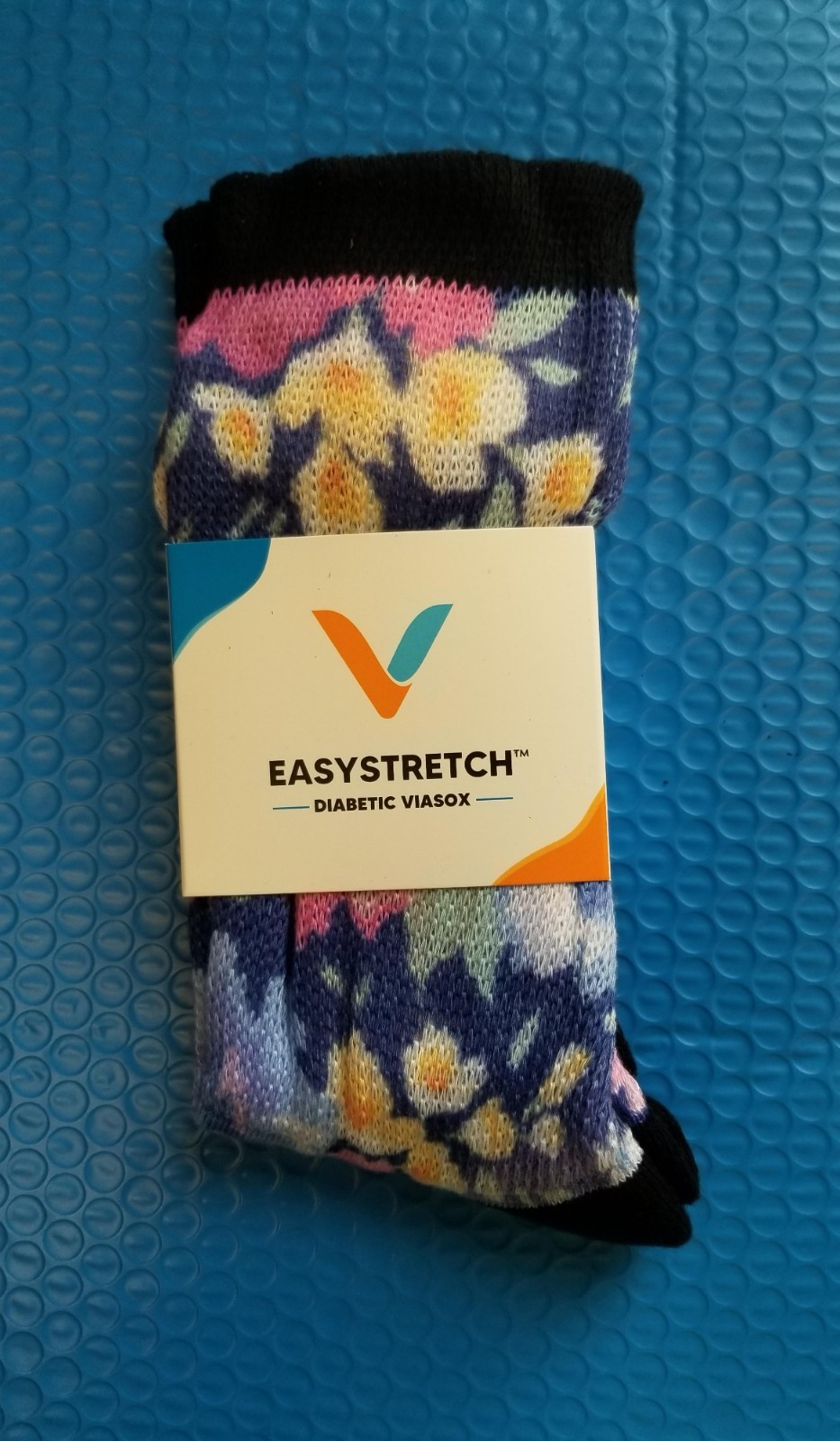 Viasox Easystretch Socks -Size Large - Pick your design