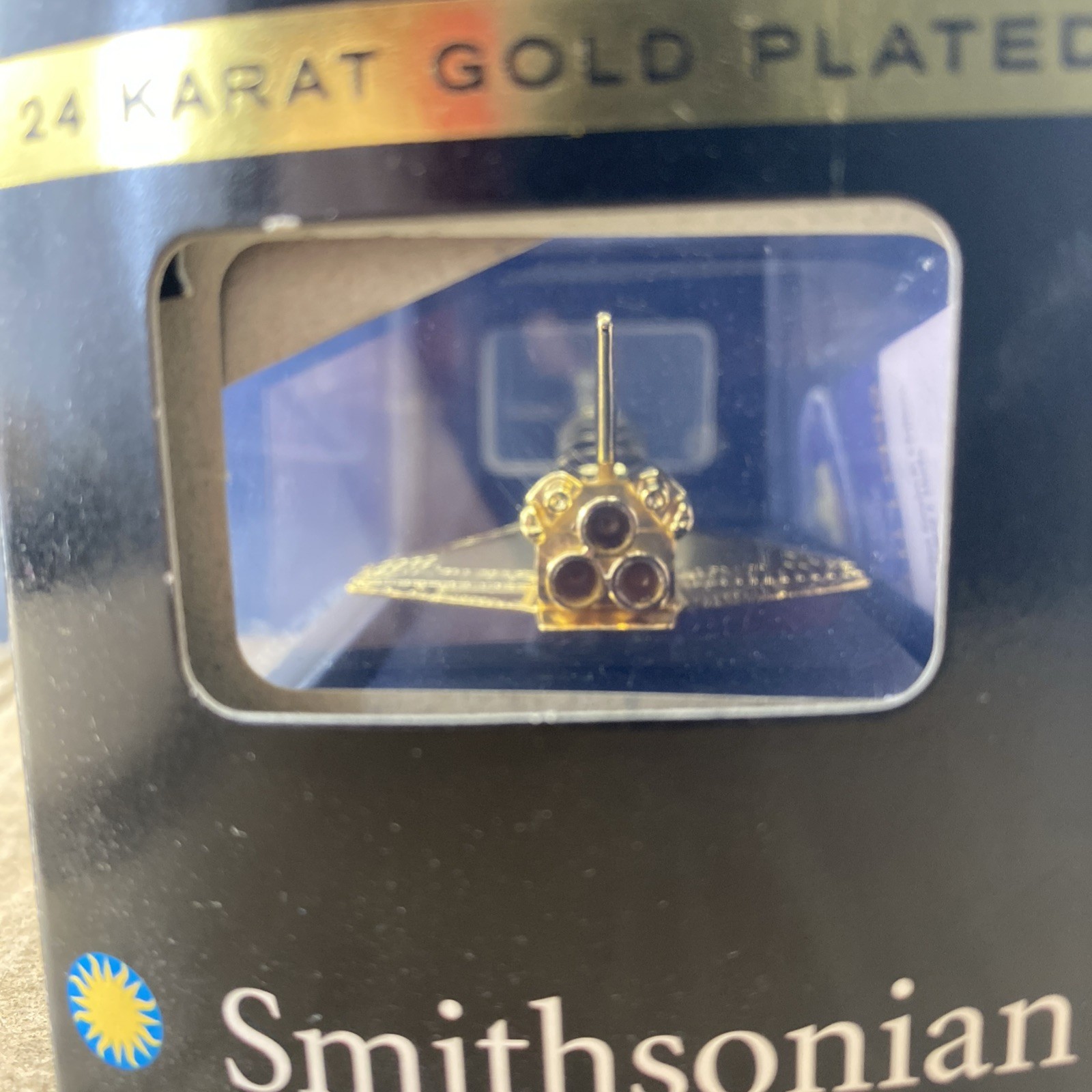 Smithsonian Collector’s Edition 24 Karat Gold Plated Shuttle Orbiter