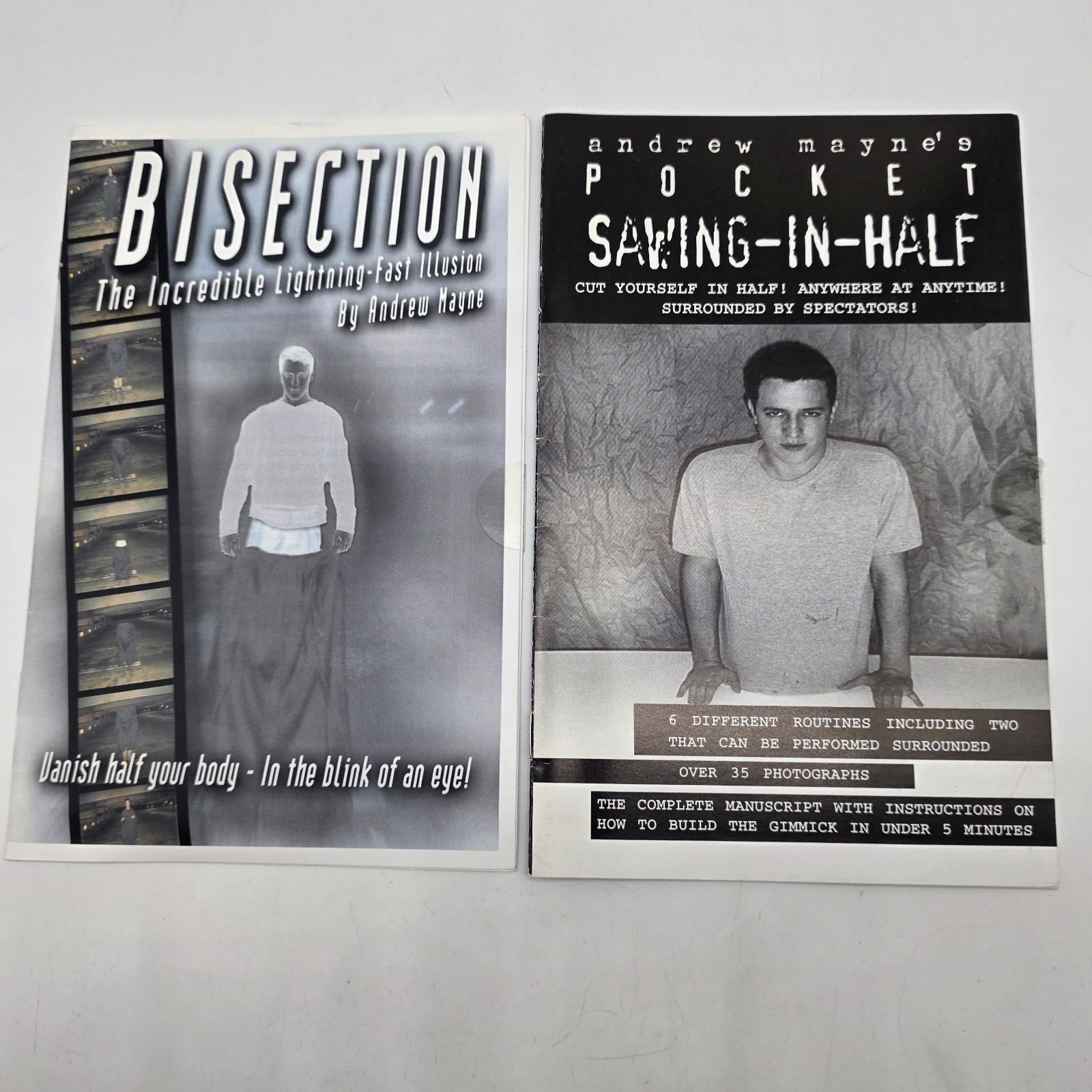 Andrew Mayne Magic Lot Bisection + Pocket Sawing-in-Half Illusions Shock Tricks