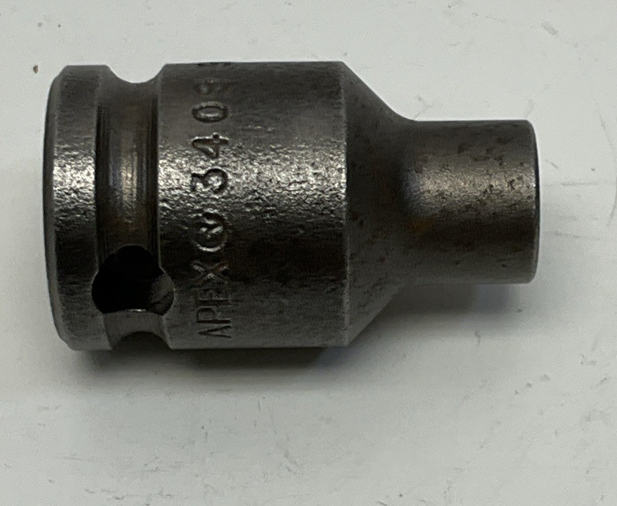 Apex 3409 9/32'' 6-Point Thin Wall Impact Socket 3/8'' Square Drive