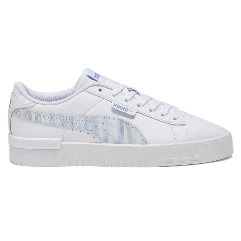 PUMA Jada Renew Perforated Lace Up  Womens Blue, White Sneakers Casual Shoes 397