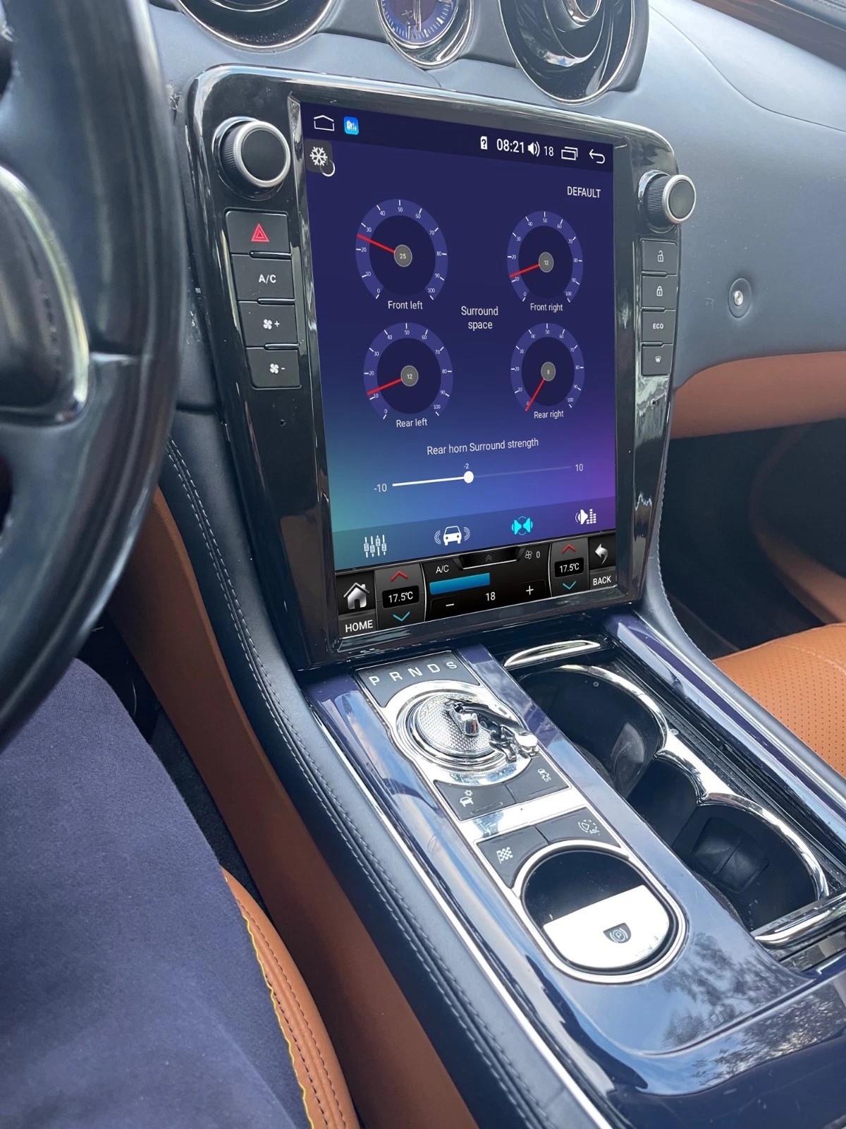 12.1" Car Radio Wireless Android Auto CarPlay 4+64GB For Jaguar XJ XJL 2010-2018