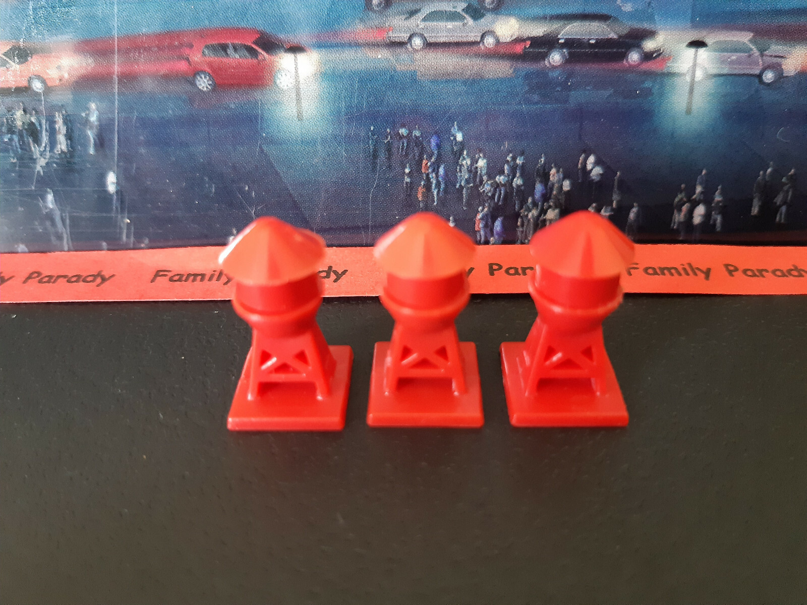 Lot of 3 water towers water towers spare part Monopoly City Parker