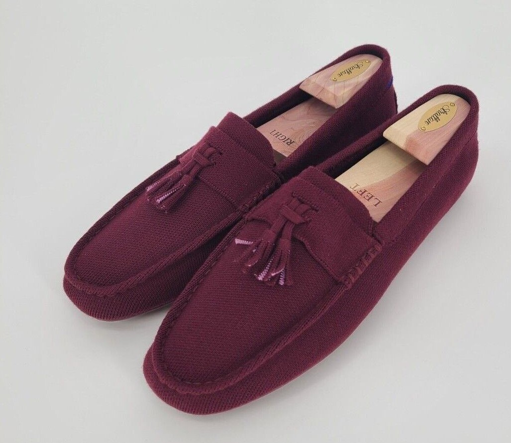 Original Mens Rothy’s The Driver Casual Loafers Shoes - Merlot Burgundy Maroon