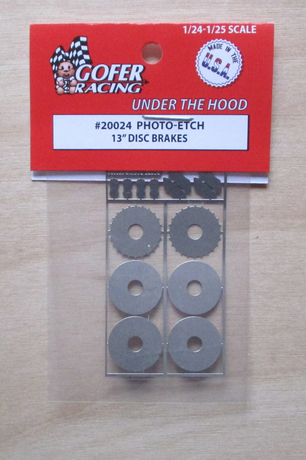 1/24-1/25 13" Dia. Photo-Etch Disk Brakes Detail Gofer Racing 20024