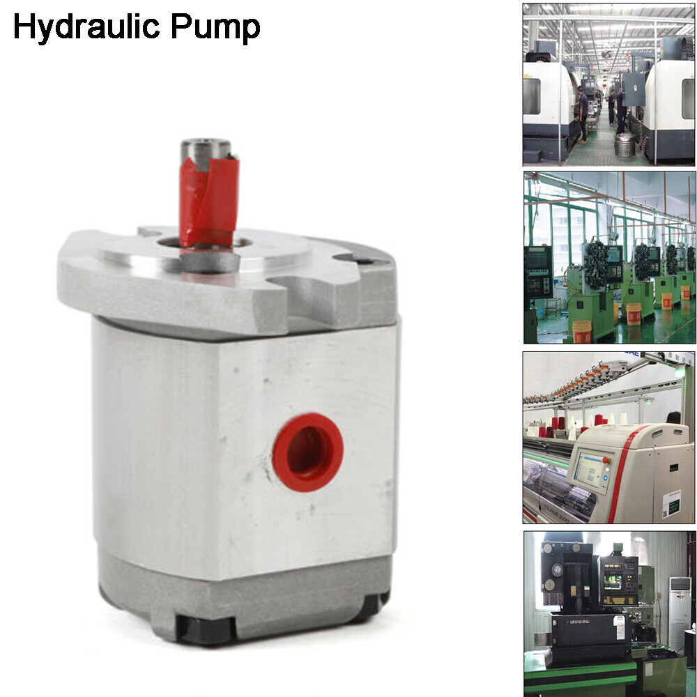 Mini High Pressure Hydraulic Gear Pump SAE Flat Key 6ML/R