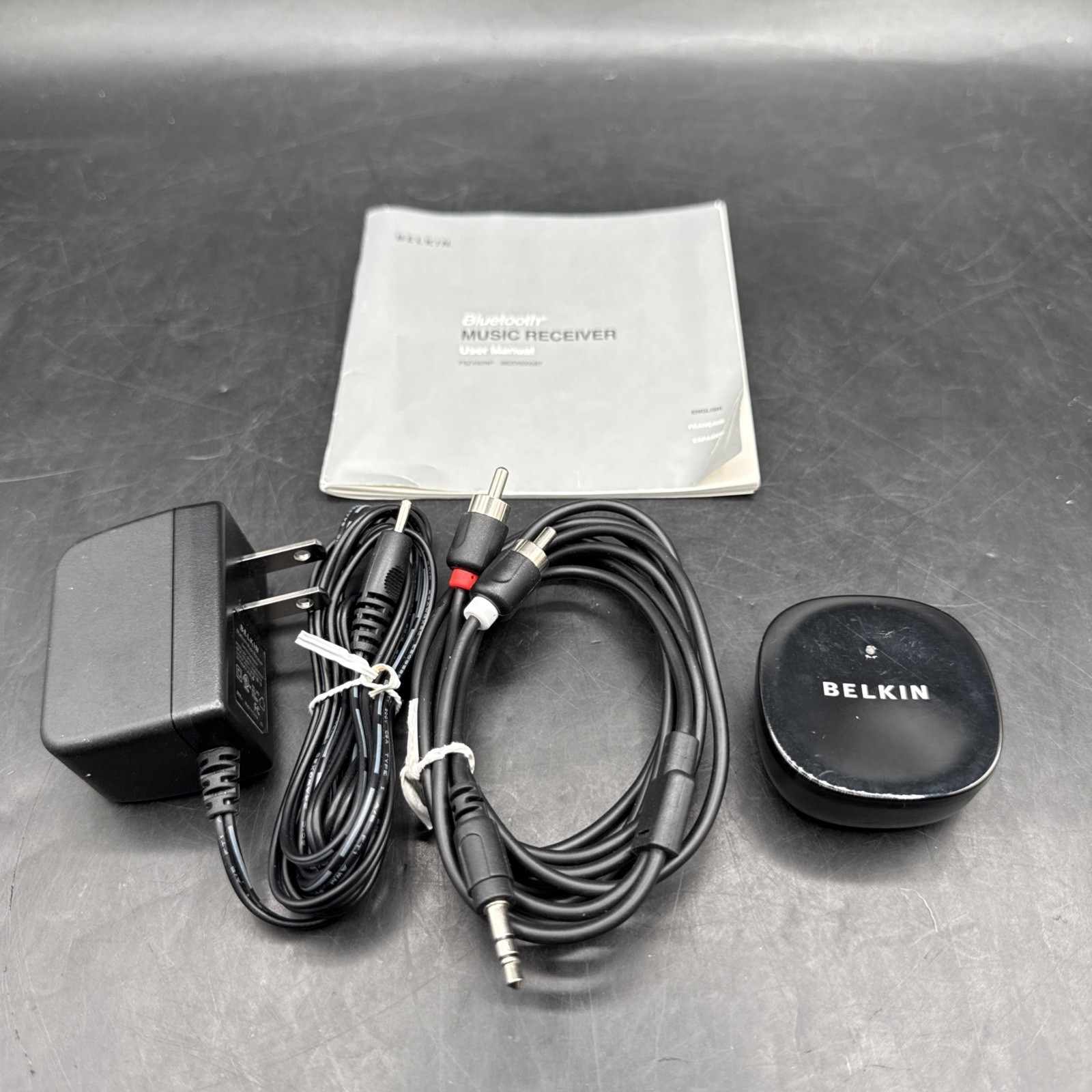 Belkin F8Z492 Bluetooth Music Receiver w/ OEM Power Adapter - Black