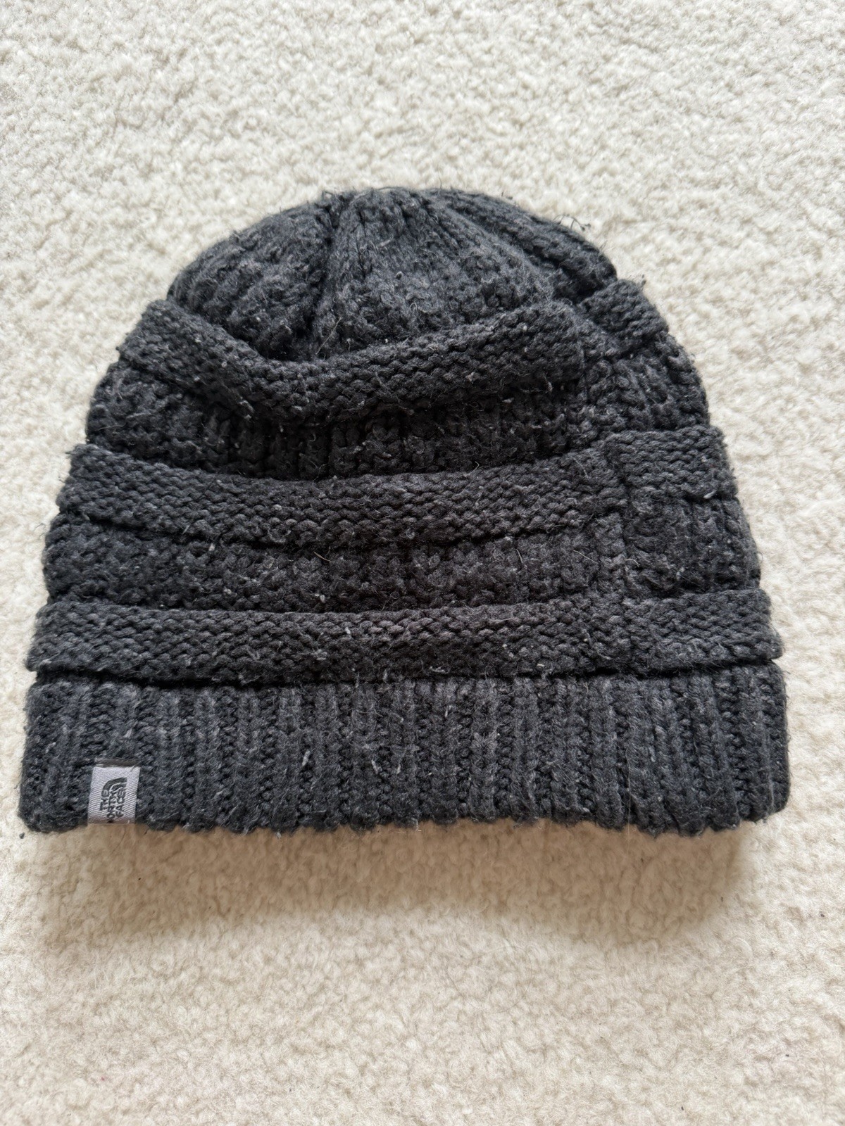 The North Face Black Knit Beanie Winter Hat