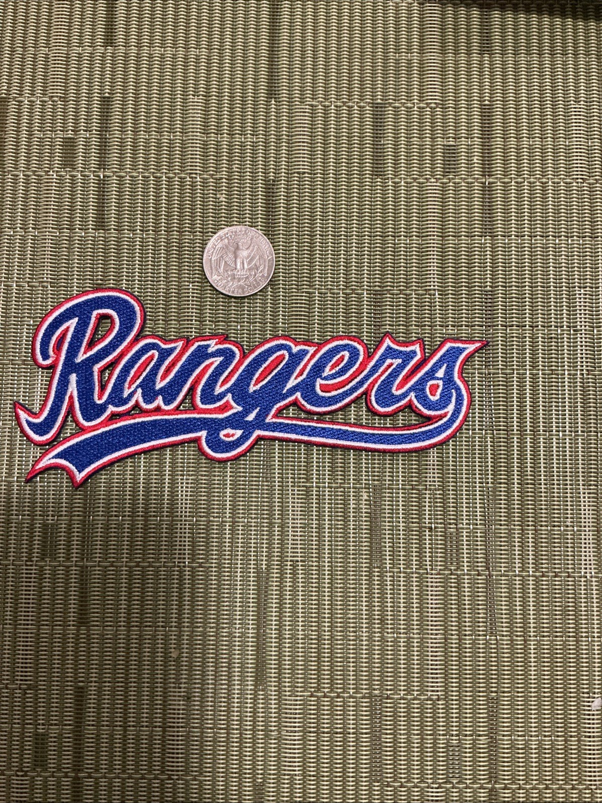 MLB Texas Rangers IRON ON PATCHES