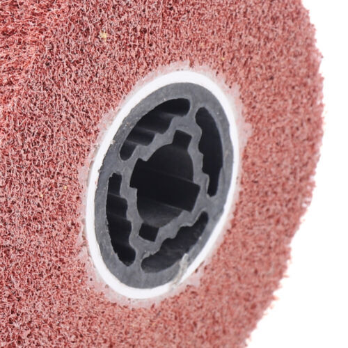 7Pcs Wire Drawing Wheel 60#-600# Grit Drum Burnishing Polishing Buffer Wheel
