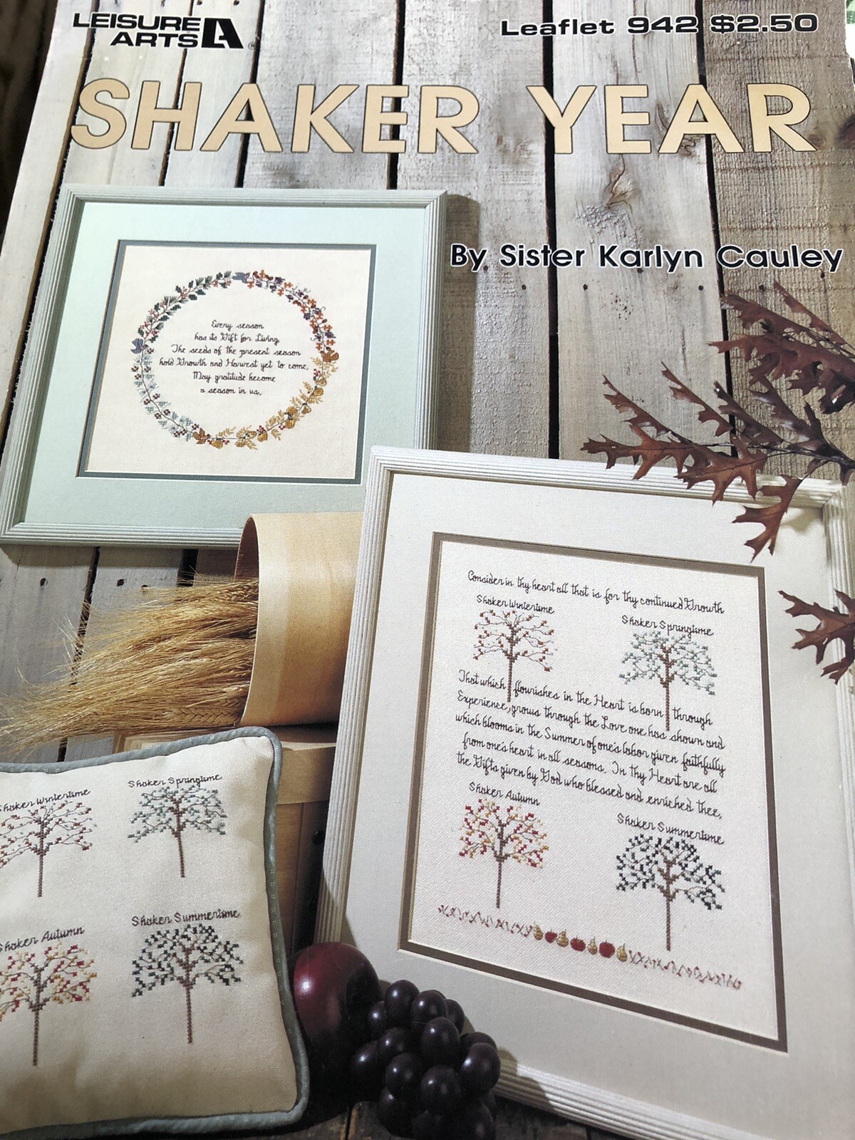 Leisure Arts “Shaker Year” Cross Stitch Chart