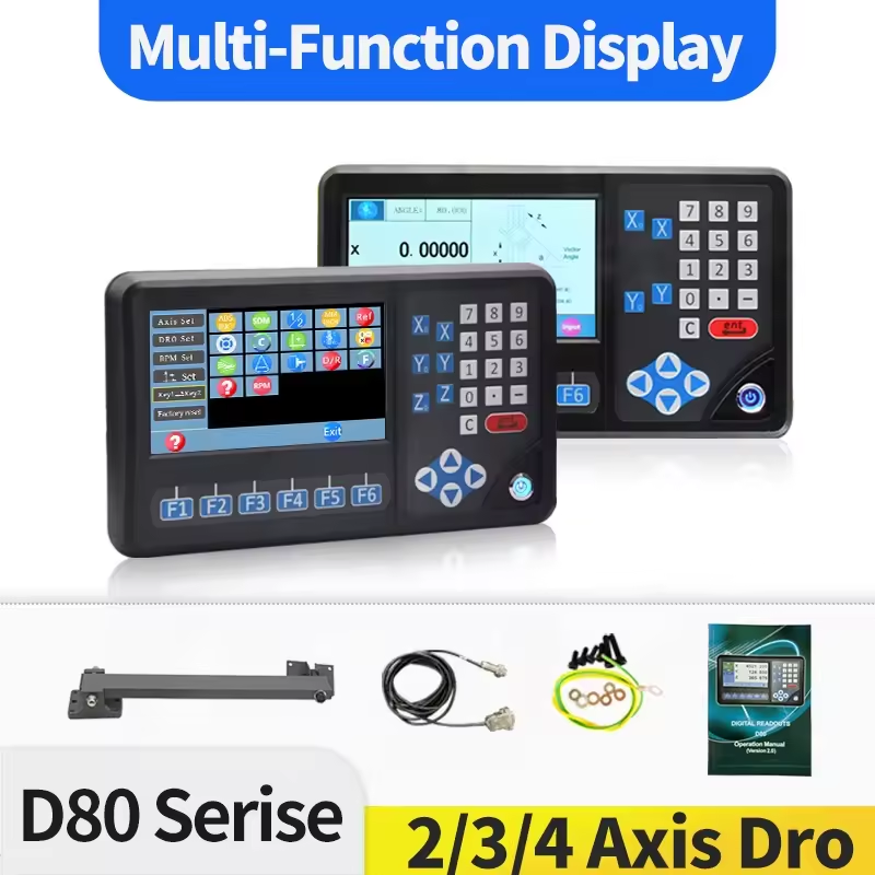 4"-40" 5um/1um Magnetic Scale Encoder /Digital Readout DRO 3Axis DRO 2Axis Mill