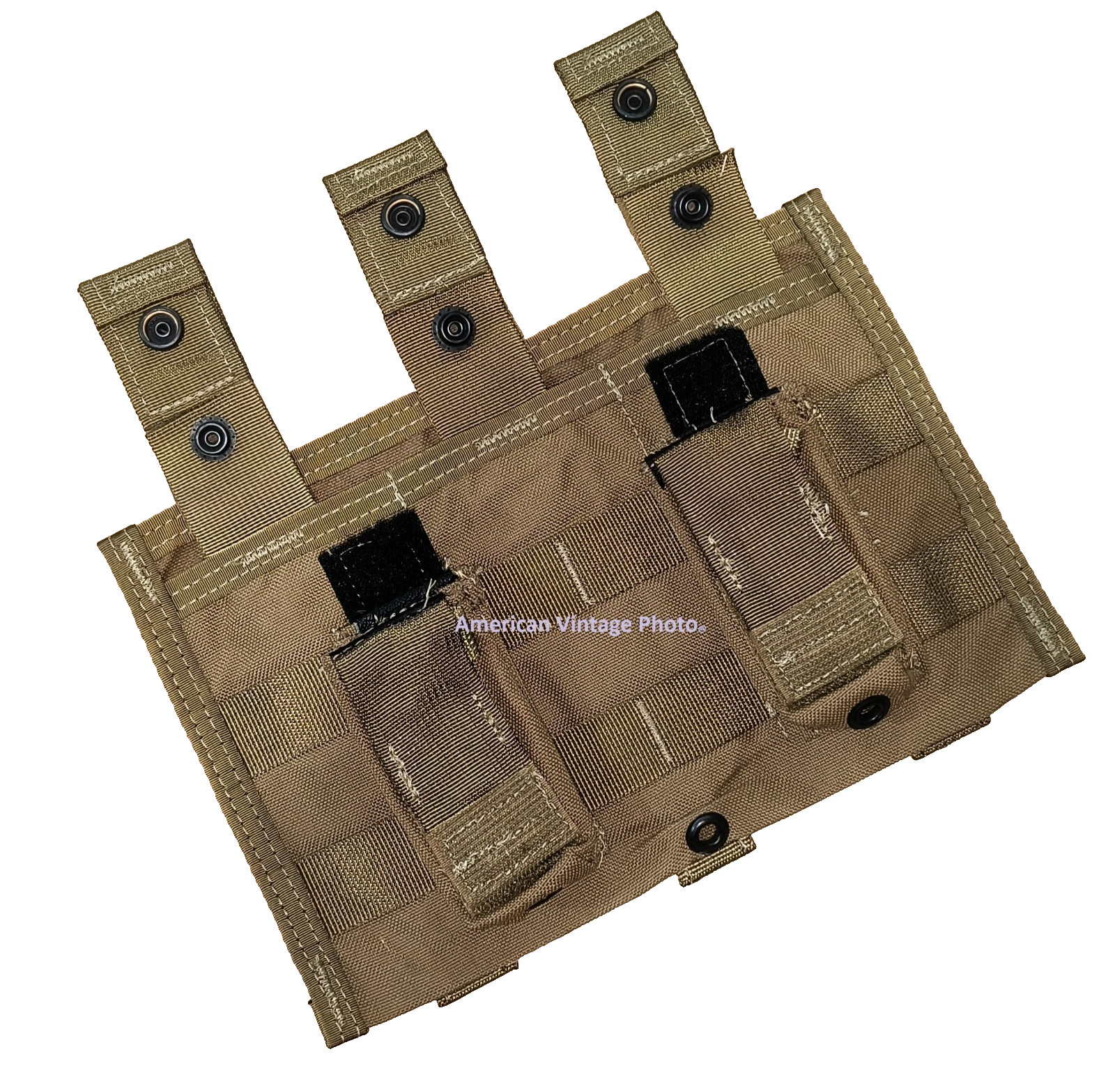 3 Mag Pouch MOLLE Ammo Coyote FSBE USMC Military + 2 Pistol Mag 9mm Made USA