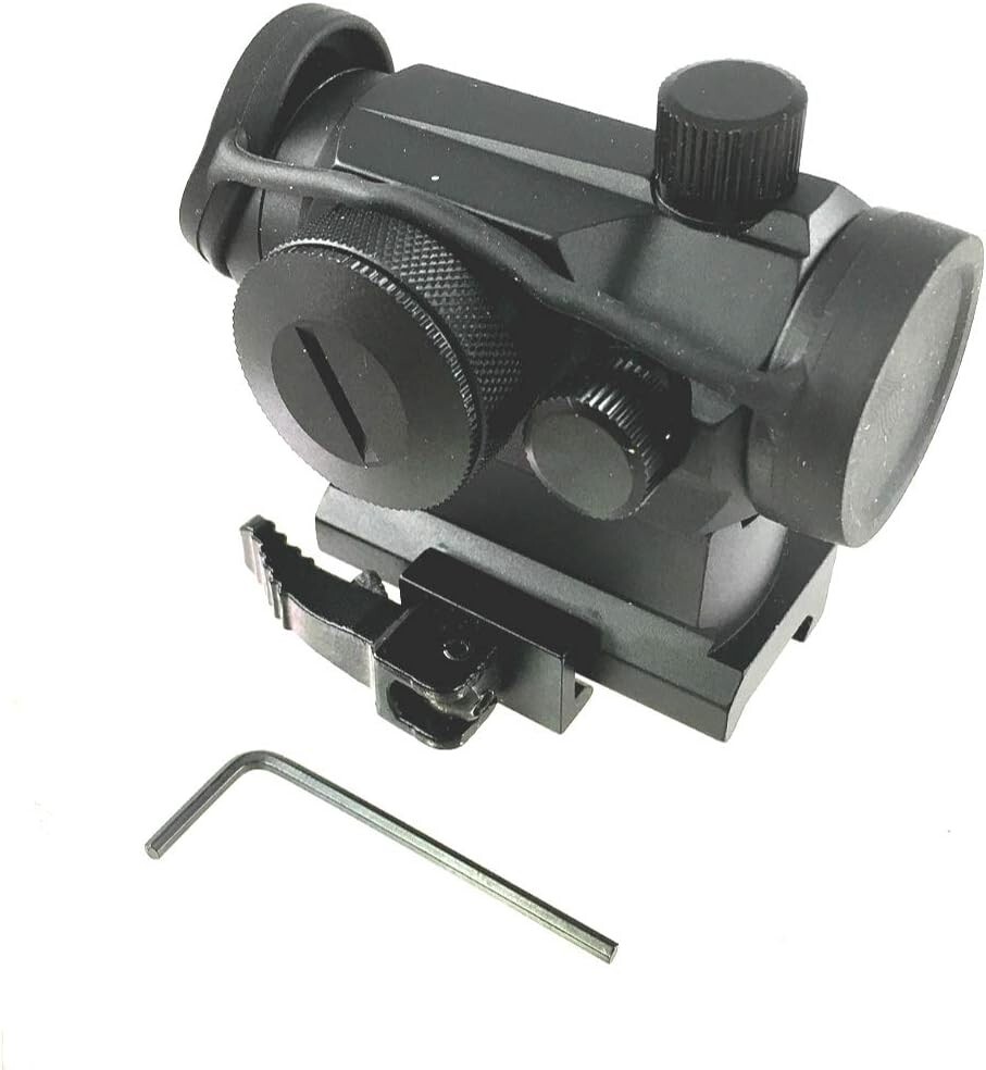 Red Dot Sight with QD Riser Mount, Dual Layers of Glass,4 MOA, 11 Brightness Set