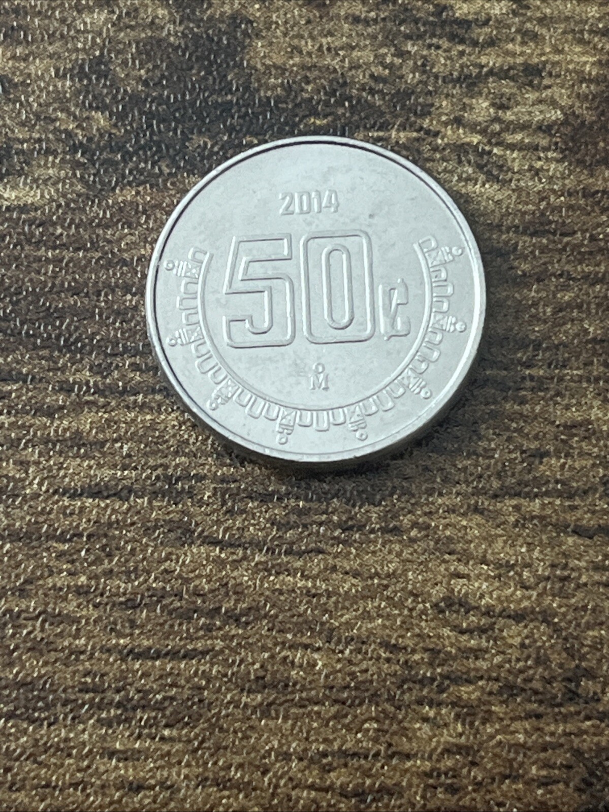 2014 Mexico 50 Centavos Actual Coin TK8461*