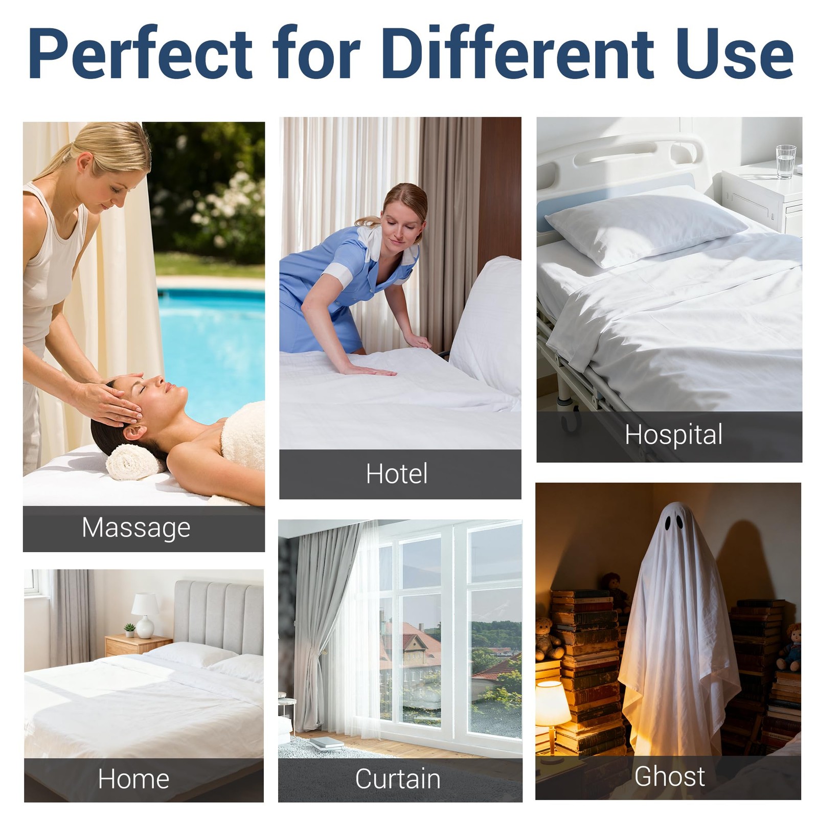 Twin Flat Sheet, Soft Brushed Microfiber Bedding, ColorCoded, 66"x96"