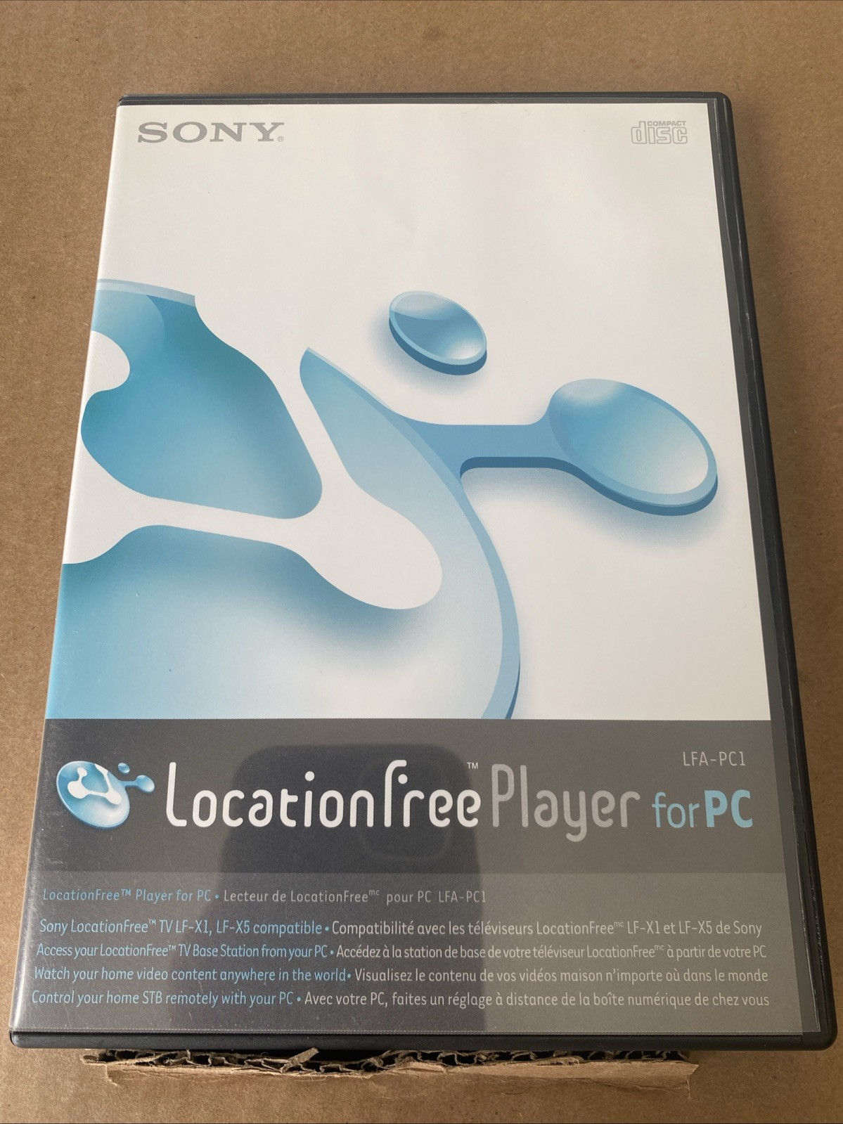 Location Free Player For PC (CD-Rom, 2005) Sony FREE SHIPPING