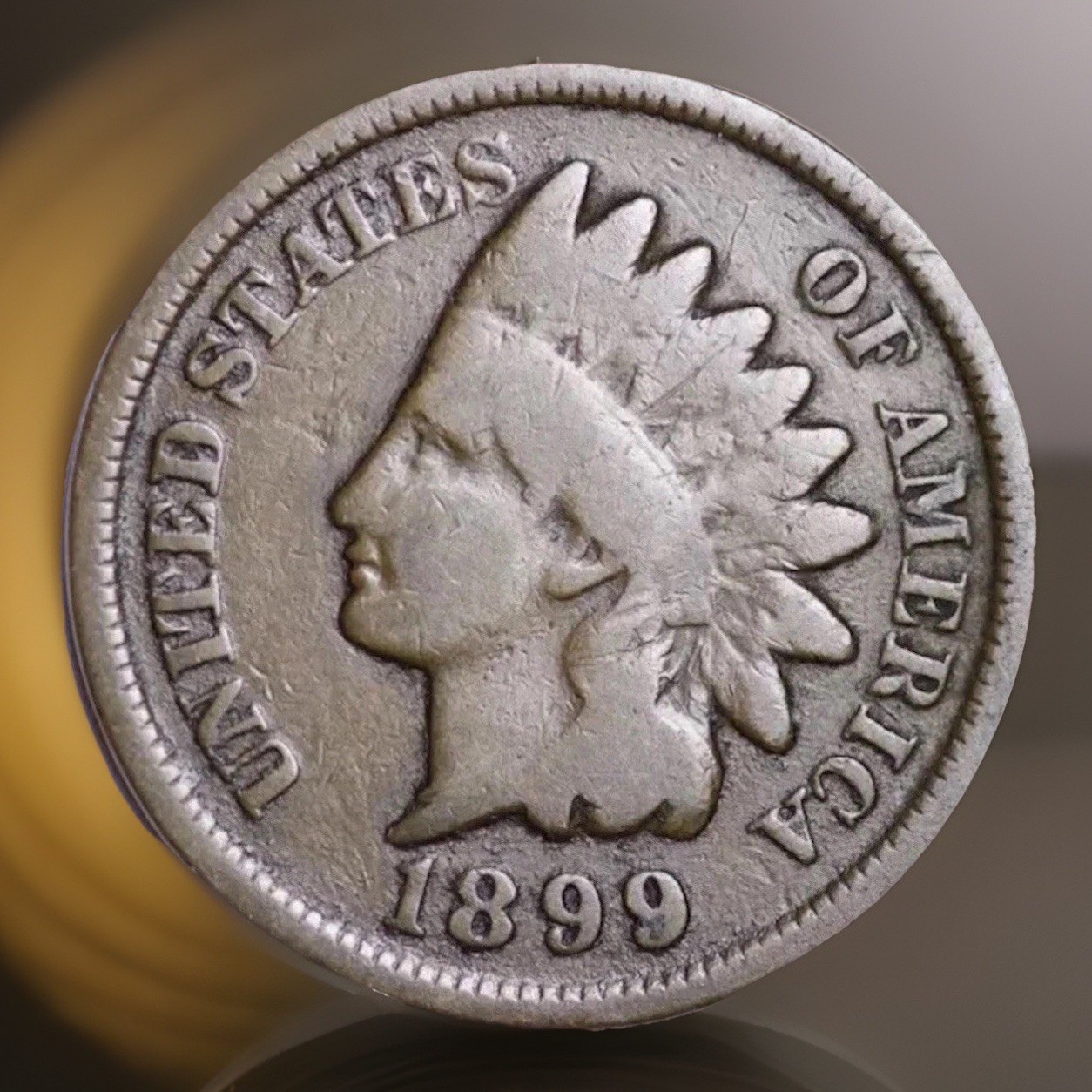 1899 Indian Head Cent Penny “Best Value On EBay” Problem-Free Nicely Circulated
