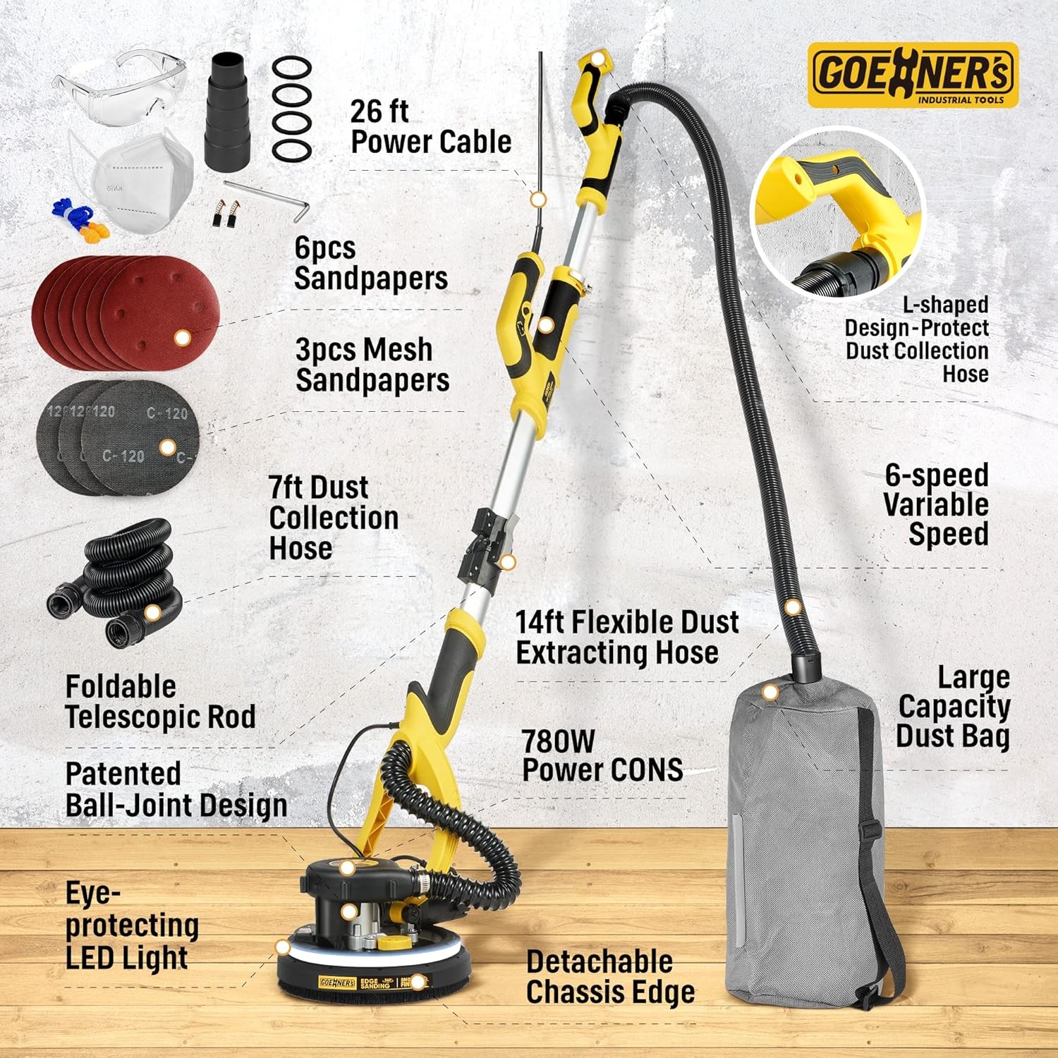 ACCUCRAFT Electric Drywall Sander