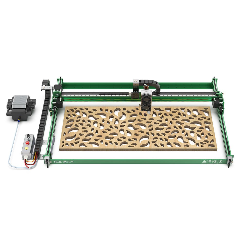 NEJE Max 4 V2 E80 Motorized Z axis Laser Cutter Laser DIY cutting Machine