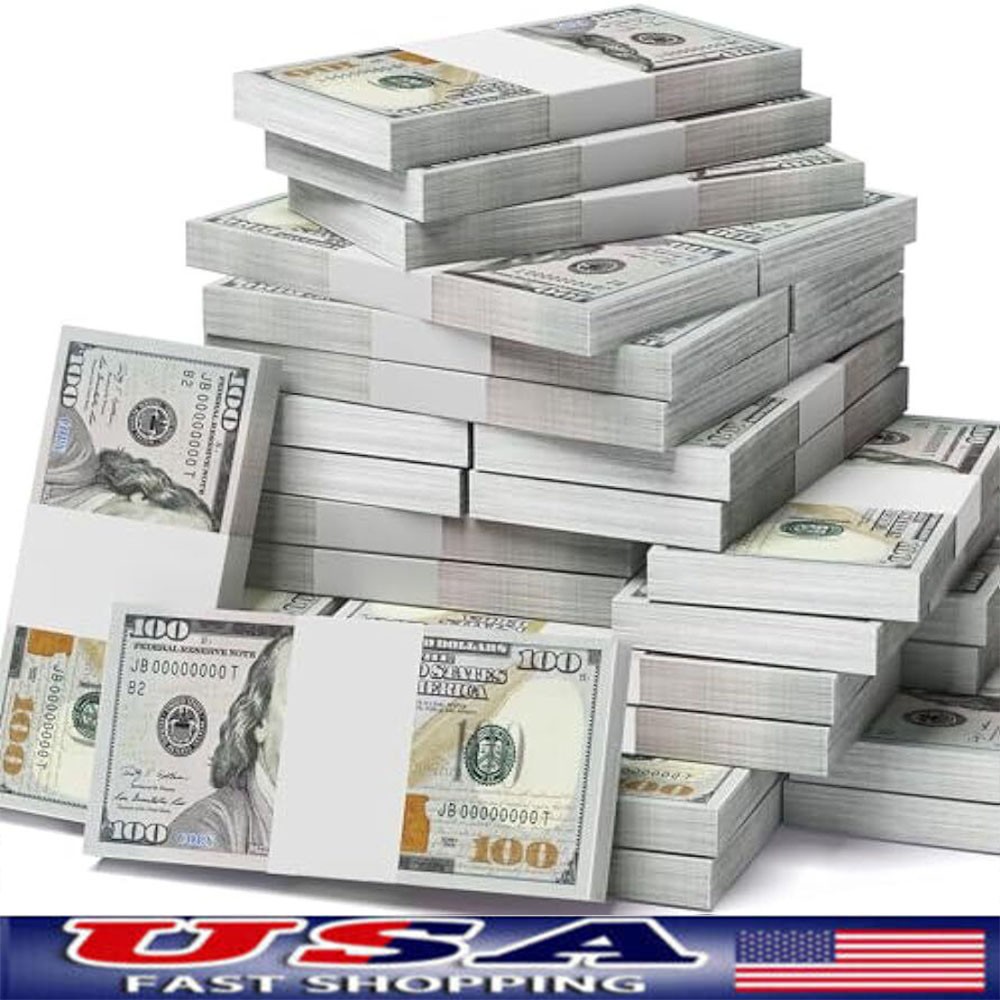 100-1000Pcs money props toy play fake bills for video, Learning Education Toys
