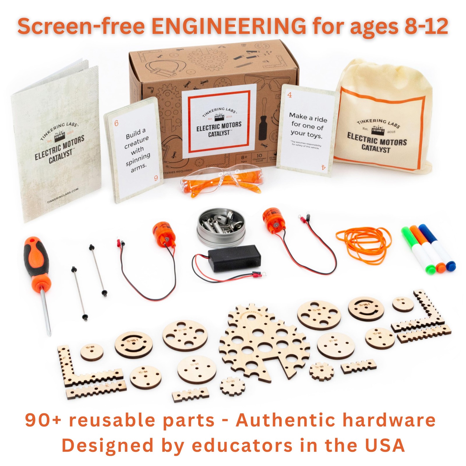Tinkering Labs Robotics Engineering Kit | Designed by Scientists | 50 Plus P...