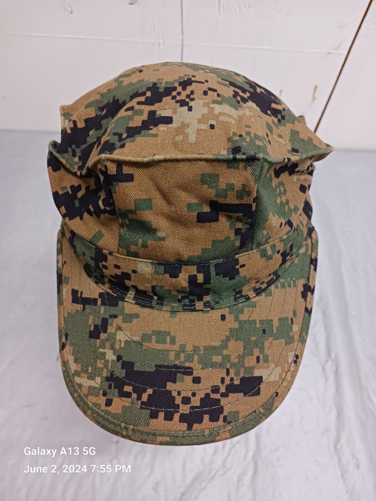 USMC Camouflage Cap Mens Size s
