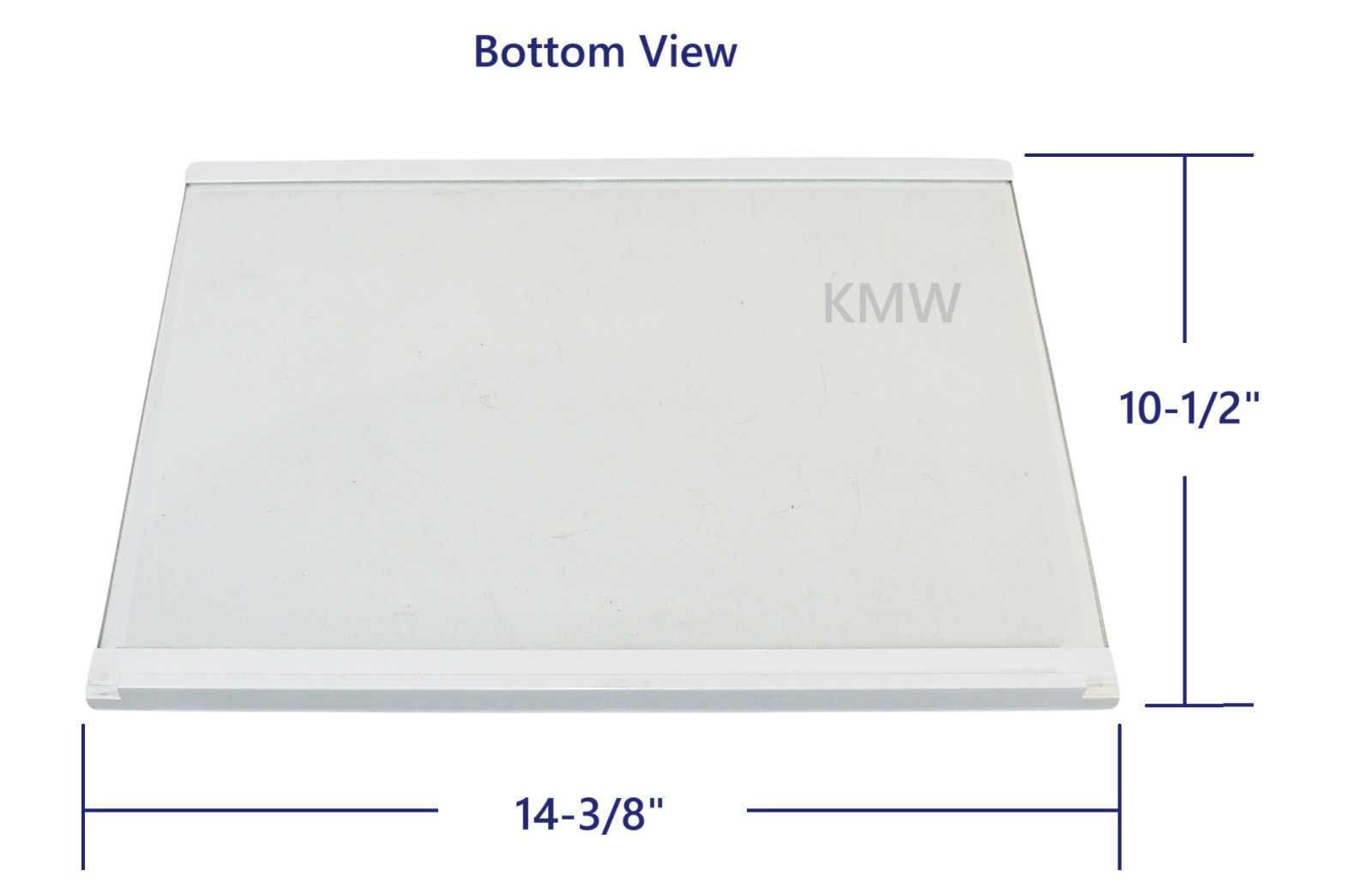 Haier Black &Decker Refrigerator GLASS SHELF WR71X29969 RF-6350-411 312300200084