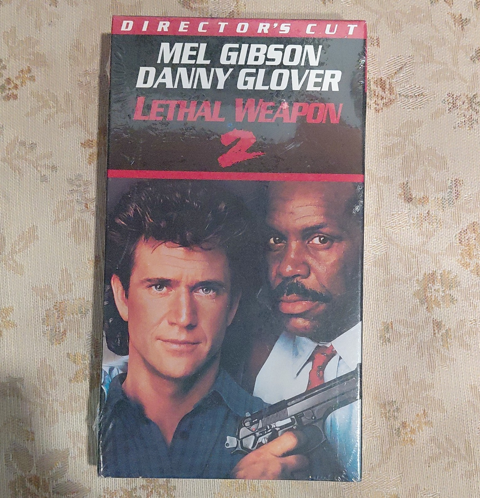 Lethal Weapon 2 Director's Cut Unrated VHS Warner Bros NR NTSC 1989 Gibson