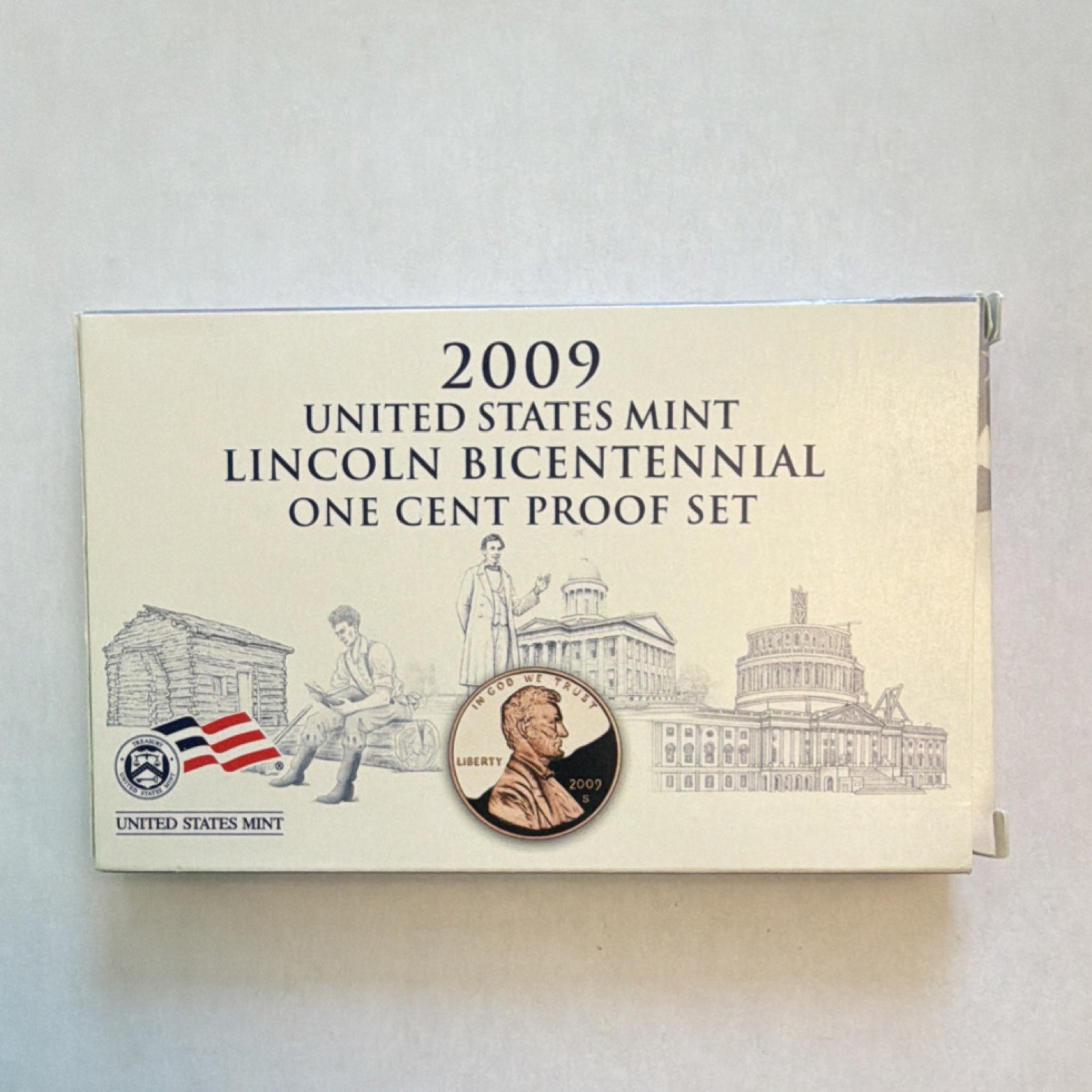2009 U.S. Mint Lincoln Bicentennial 1C Proof Set, San Francisco (S), COA