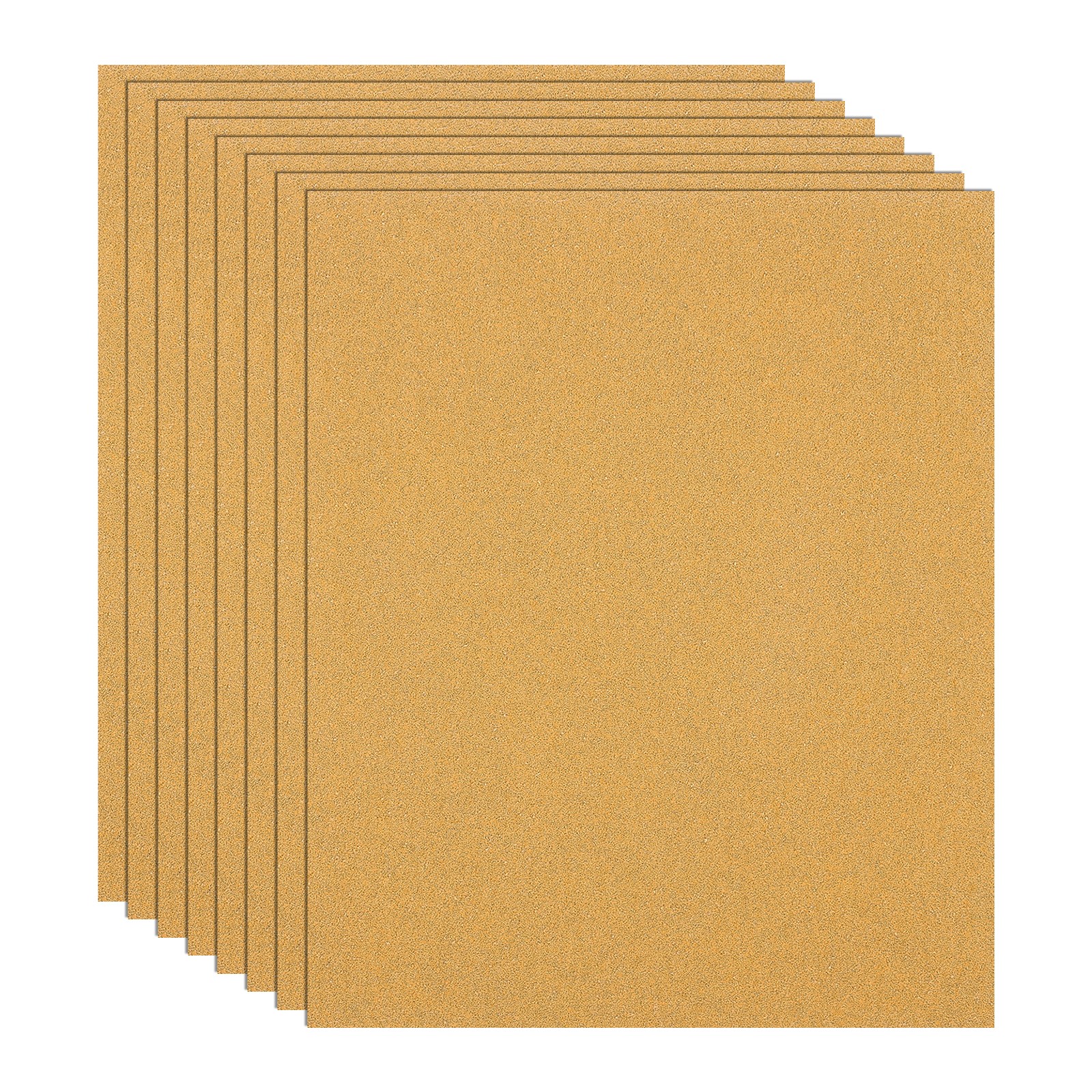 8 Pack 9" x 11" Sandpaper, 80 Grit Sand Paper for Wood Furniture Floor