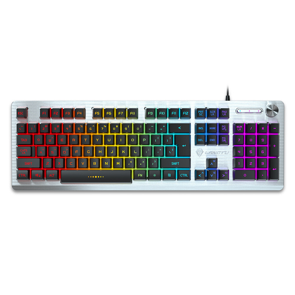 Wolftu Outer Code Spot Supports Usb Mixed Color Mechanical Axis Gaming Wired Key