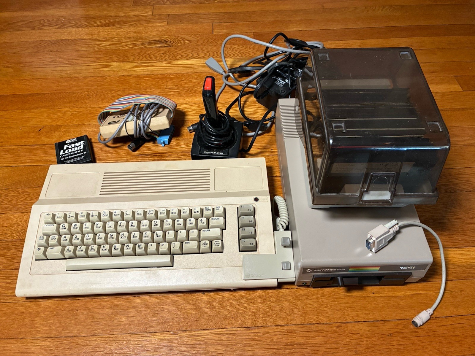 Vintage Computer Commodore 64c South Australia Lots Of Extra Disks Not Working