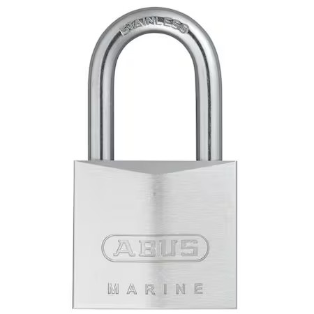 Abus 75Ibhb/40 Ka Padlock, Keyed Alike, Long Shackle, Rectangular Brass Body,