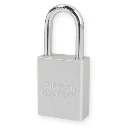 American Lock A1106kaclr51252 Lockout Padlock, Keyed Alike, Aluminum, Silver, 1