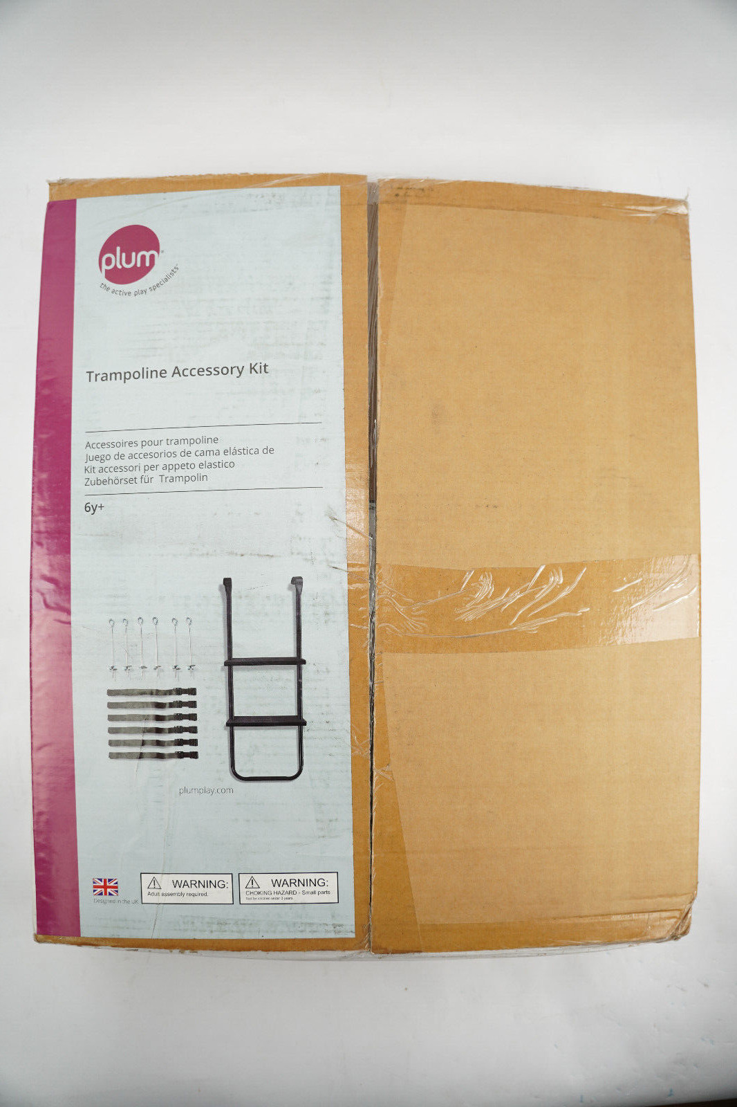 New Plum 12 Foot Trampoline Accessory Kit - Safety Ladder, Anchor Kit
