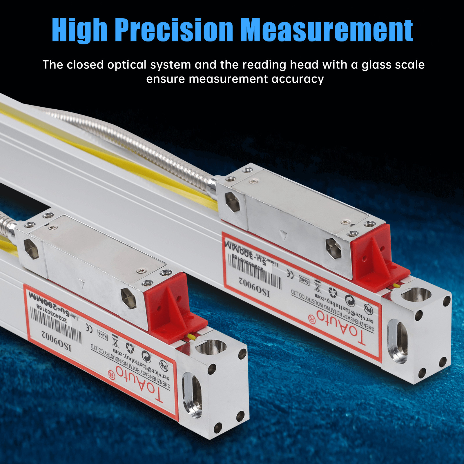 2Axis Digital Readout LCD DRO 12"& 48" Linear Scale Kits for CNC Lathe Machine