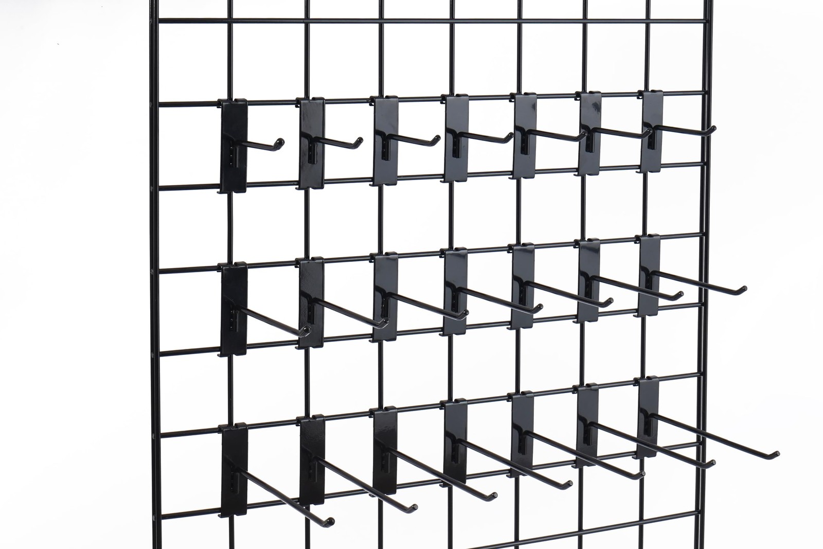 Gridwall Hooks 2 Inch Heavy Duty Display For Grid Wall Panel Black 50 PCS