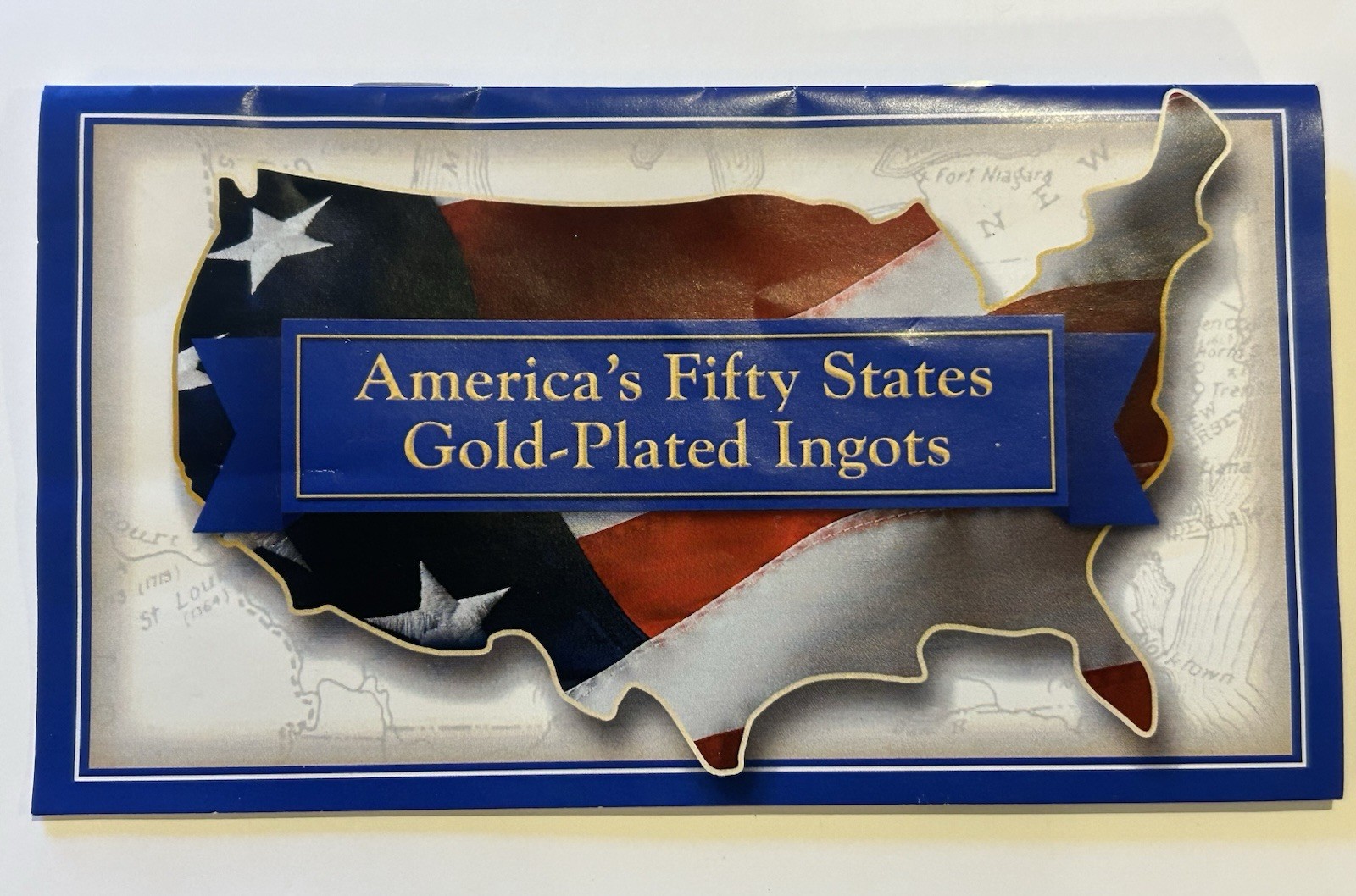 US States - Gold Plated (18kt) Ingots