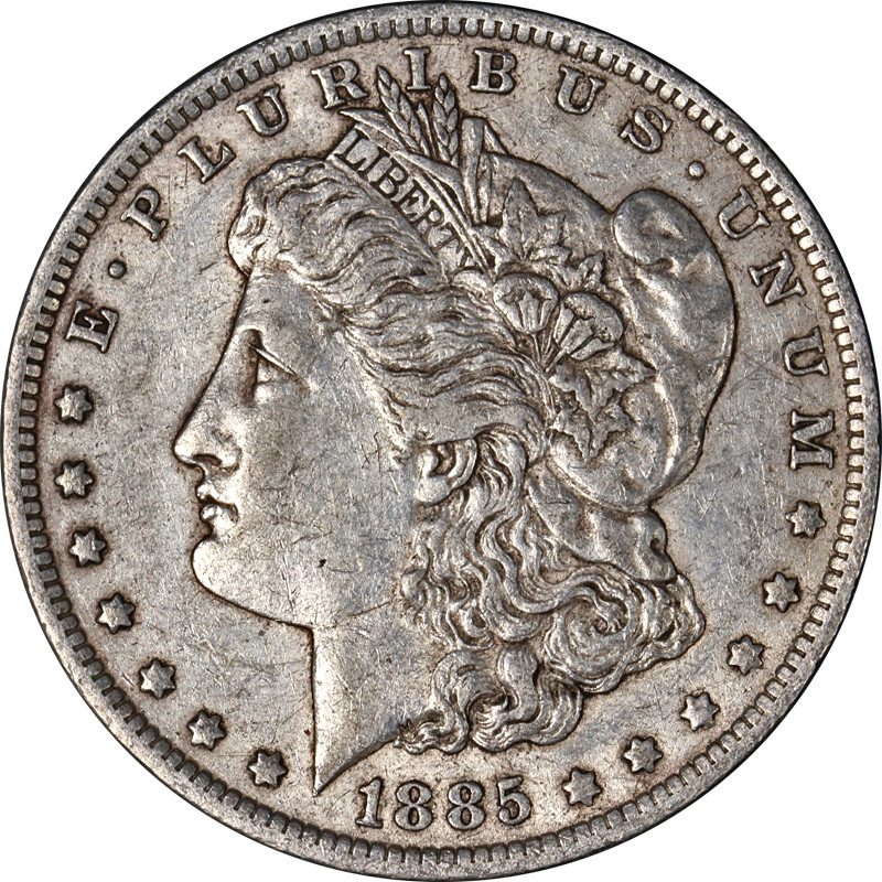1885-O Morgan Silver Dollar Nicely Circulated - Great Set Builder - STOCK