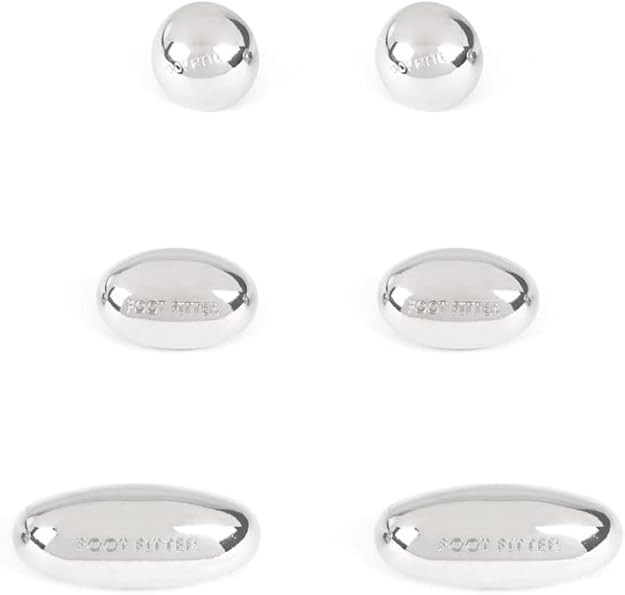 FootFitter Spot Stretching Plug Set – 6 Pc Metal Bunion Plugs for Shoe Stretcher
