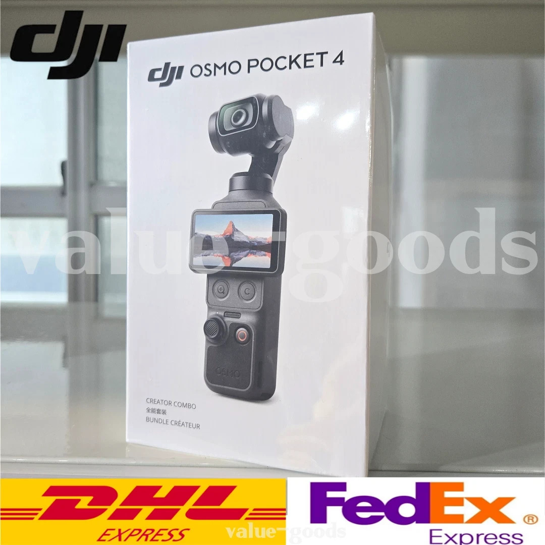 [NEW] DJI Osmo Pocket 4 Creator Combo 4K 240fps Gimbal Action Camera Genuine
