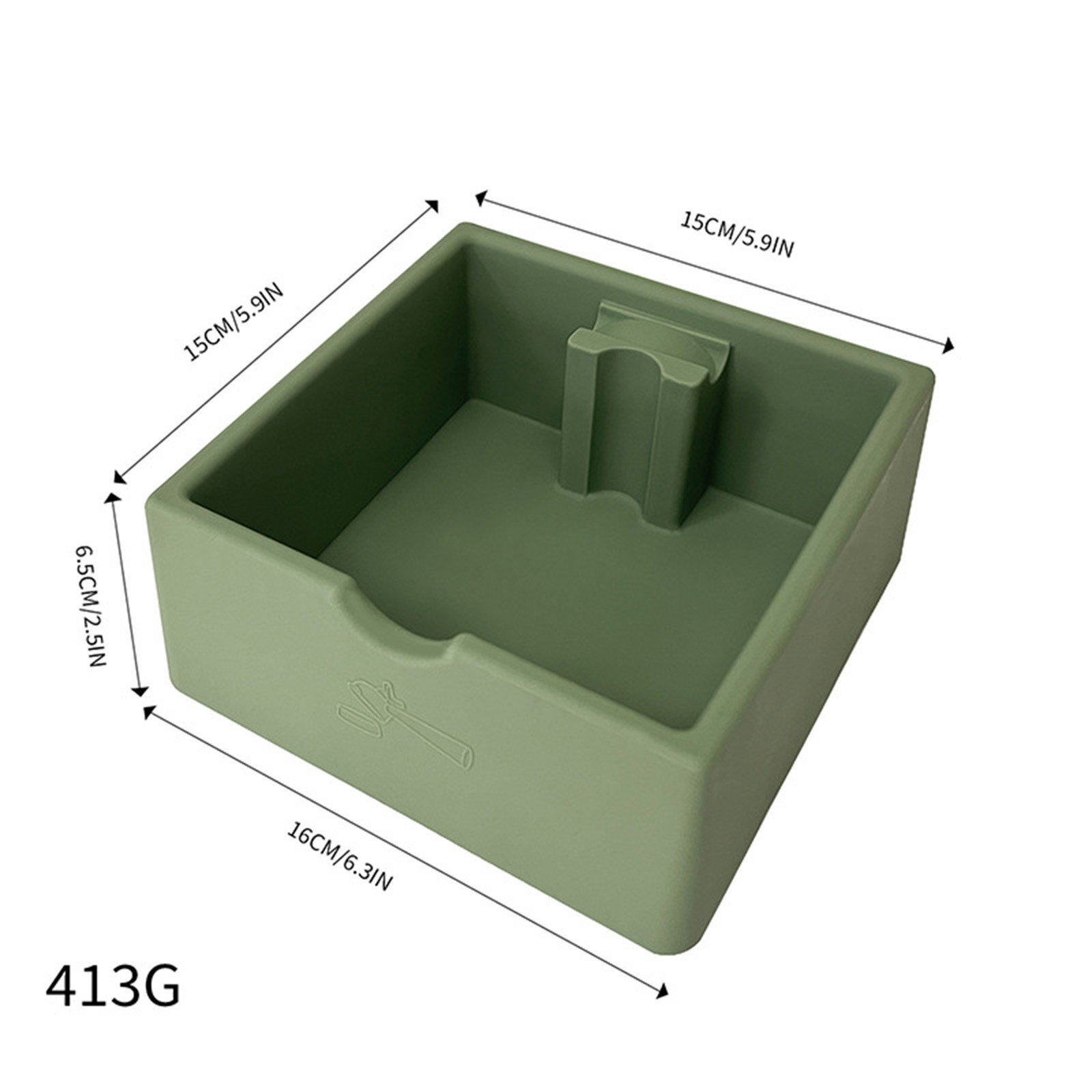 For Coffee Grounds Silicone Coffee Grounds Container Multi-Purpose Storage Box
