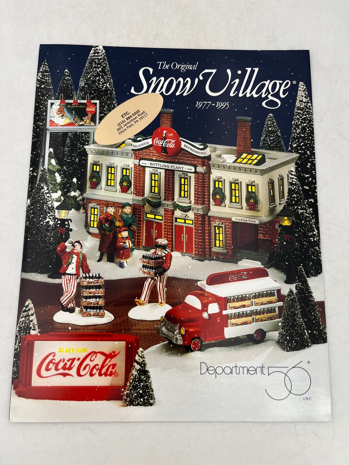 Department 56- 1995 Snow Village Catalog - #97004