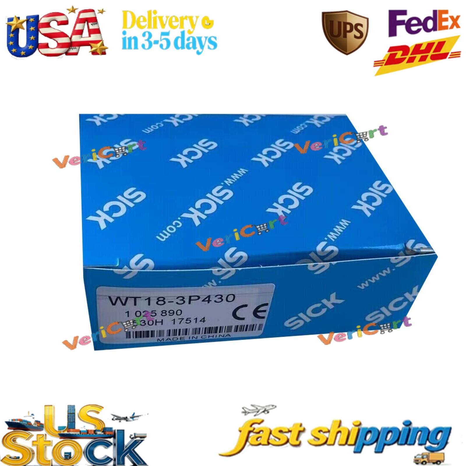 US FREE TAX  SICK WLL170-2P430 WLL1702P430 6029514 Photoelectric