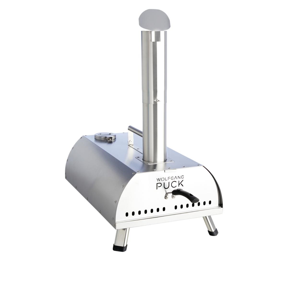 Wolfgang Puck Outdoor Wood Pellet Pizza Oven and Grill with Peel and Recipes